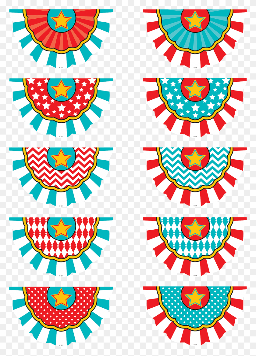 1413x2000 Use These Decorative Carnival Bunting Accents To Dress Carnival Themed Classroom Decoration, Symbol, Logo, Trademark HD PNG Download