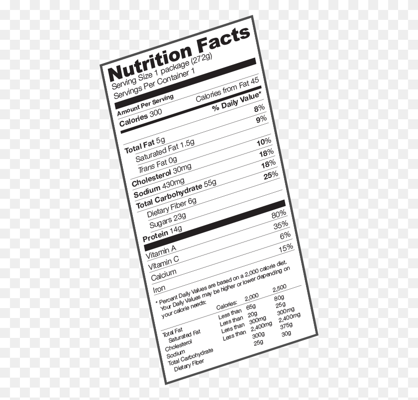 440x745 Use These Interactive Fda Fact Sheets To Learn More Food Label Nutrition Facts Scripps, Text, Word HD PNG Download