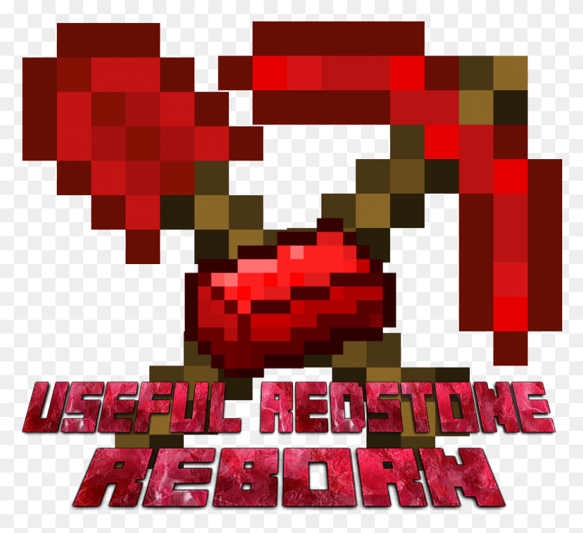 1007x913 Полезный Redstone Reborn Redstone Axe Minecraft, Rug Hd Png Download
