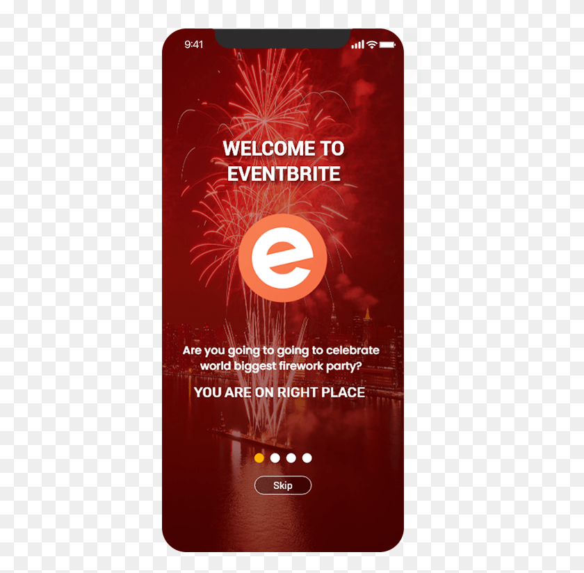 375x764 User Experience Enhancement Fireworks, Advertisement, Poster, Flyer HD PNG Download