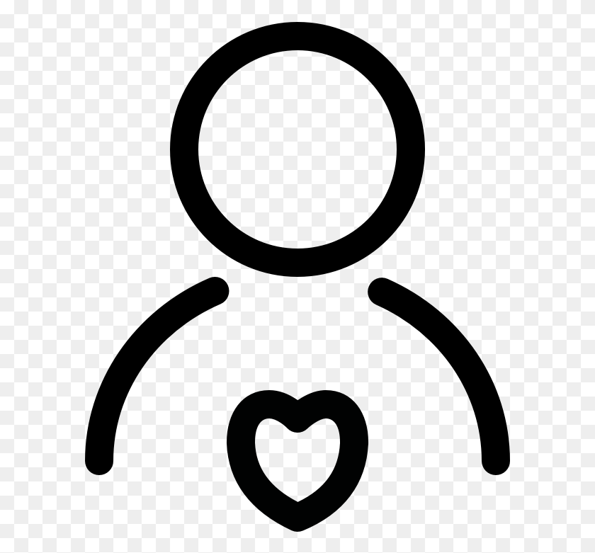 601x721 User Heart Icon Heart, Gray, Symbol, Outdoors Descargar Hd Png