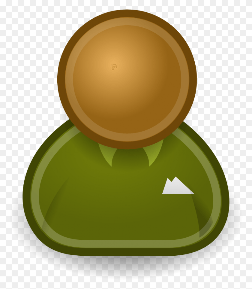 809x936 User Icon People, Green, Sphere, Rattle HD PNG Download