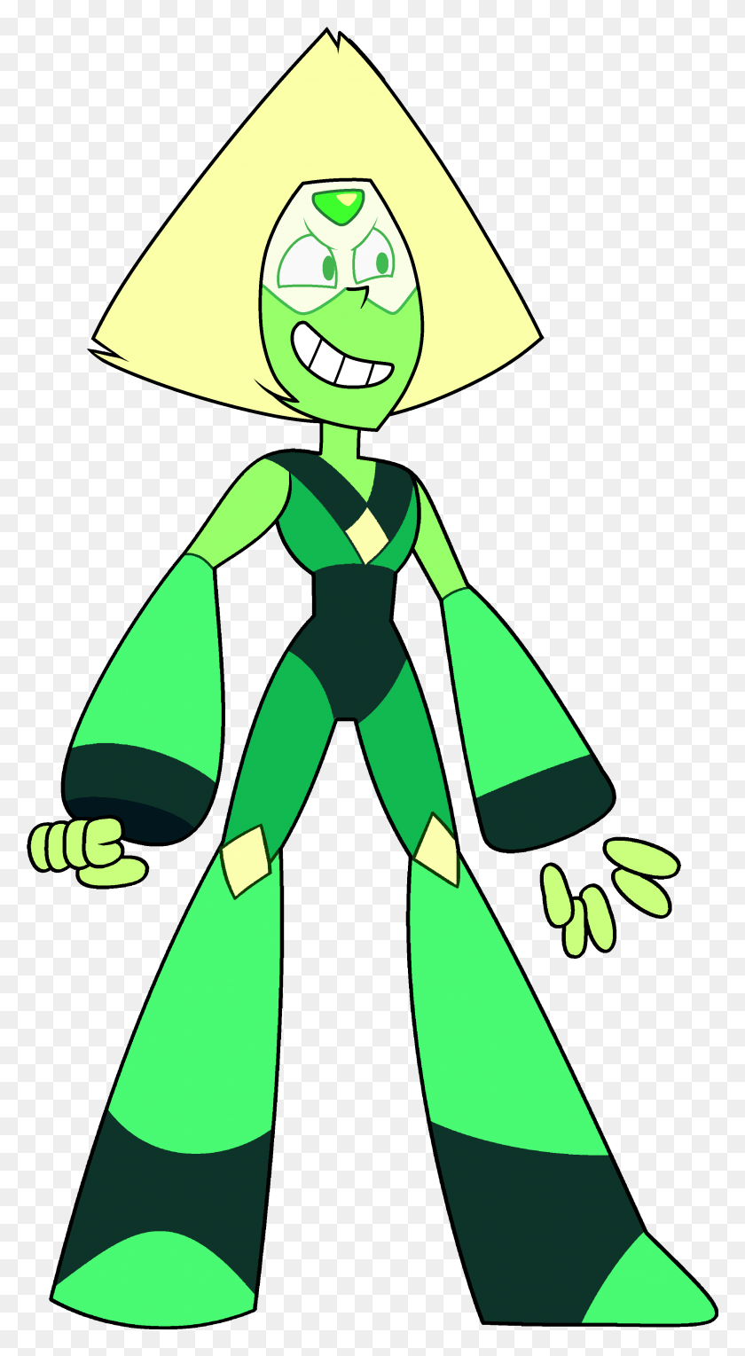 2438x4593 User Posted Image Steven Universe Characters Peridot, Green, Clothing, Apparel HD PNG Download
