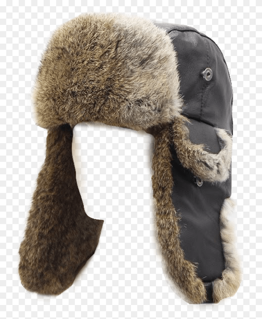 749x965 Ushanka Fur Hat Furhat Russian Headwear Fashion Freetoe Hat, Animal, Beak, Bird HD PNG Download