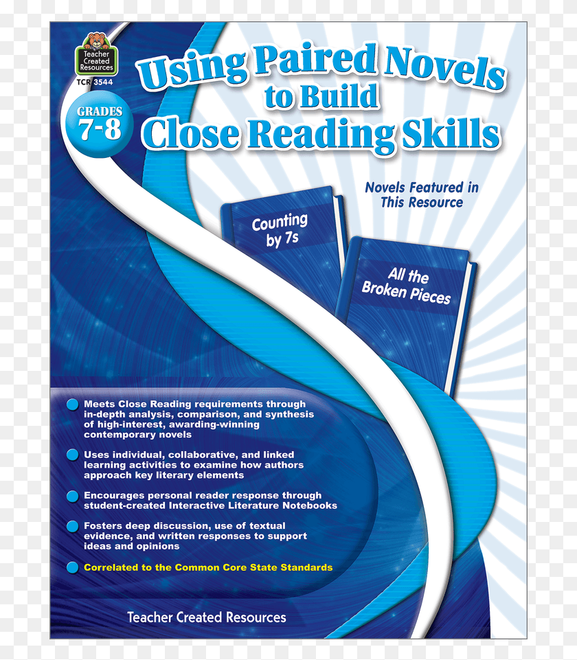 697x901 Using Paired Novels To Build Close Reading Flyer, Poster, Advertisement, Paper Descargar Hd Png