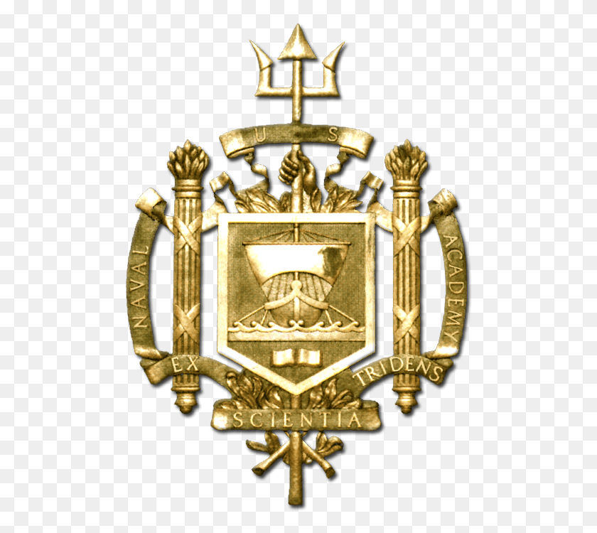 489x690 Usna Gold Seal United States Naval Academy Symbol, Chandelier, Lamp, Emblem HD PNG Download