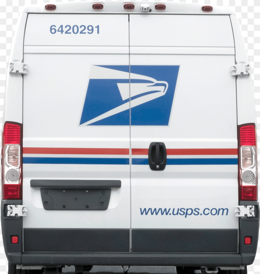 Usps Postmaster Truck, Car, Transportation, Van, Vehicle Transparent PNG