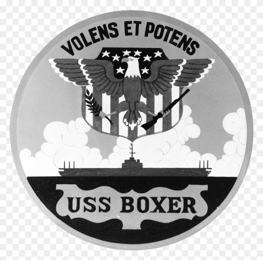4470x4420 Uss Boxer Insignia In 1959 Nh 64827 Kn Emblem HD PNG Download