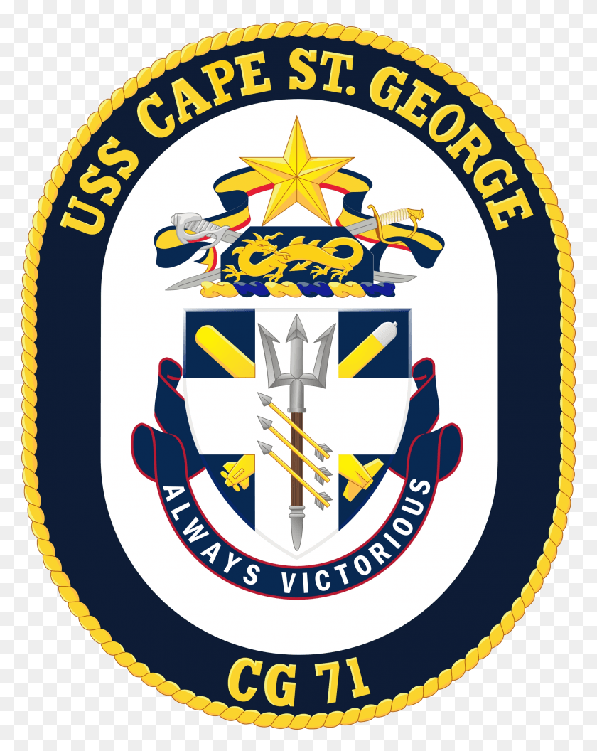 2001x2557 Uss Cape St St Patricks College Logo, Symbol, Trademark, Badge HD PNG Download