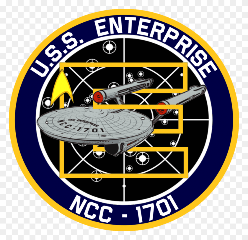 908x881 Uss Enterprise Ship39s Insignia New Version By Viperaviator Office Of Management And Budget, Logo, Symbol, Trademark HD PNG Download