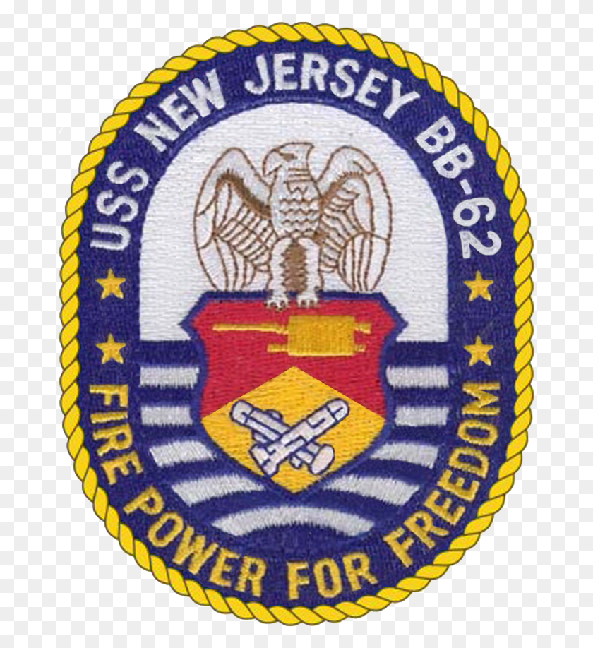 674x858 Uss New Jersey Coa, Logotipo, Símbolo, Marca Registrada Hd Png