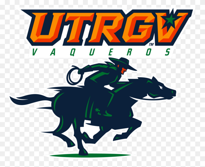 926x741 Ut Rgv Releases Official Vaqueros Logo Design University Of Texas Rio Grande Valley, Poster, Advertisement, Text HD PNG Download