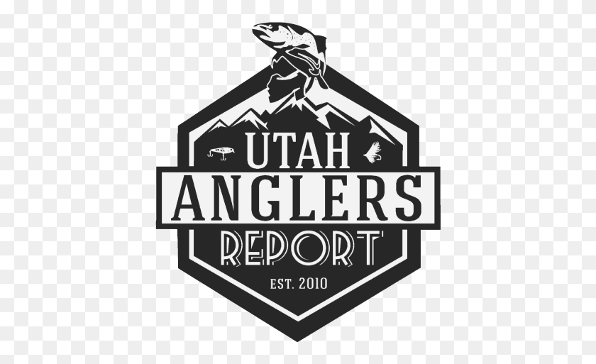 404x453 Utah Anglers Report Clear Sticker Pentagon Illustration, Text, Label, Logo HD PNG Download