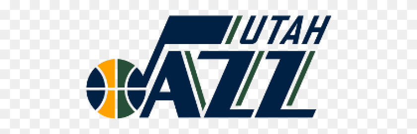495x211 Descargar Png Utah Jazz Pequeño Logotipo, Texto, Símbolo, Marca Registrada Hd Png
