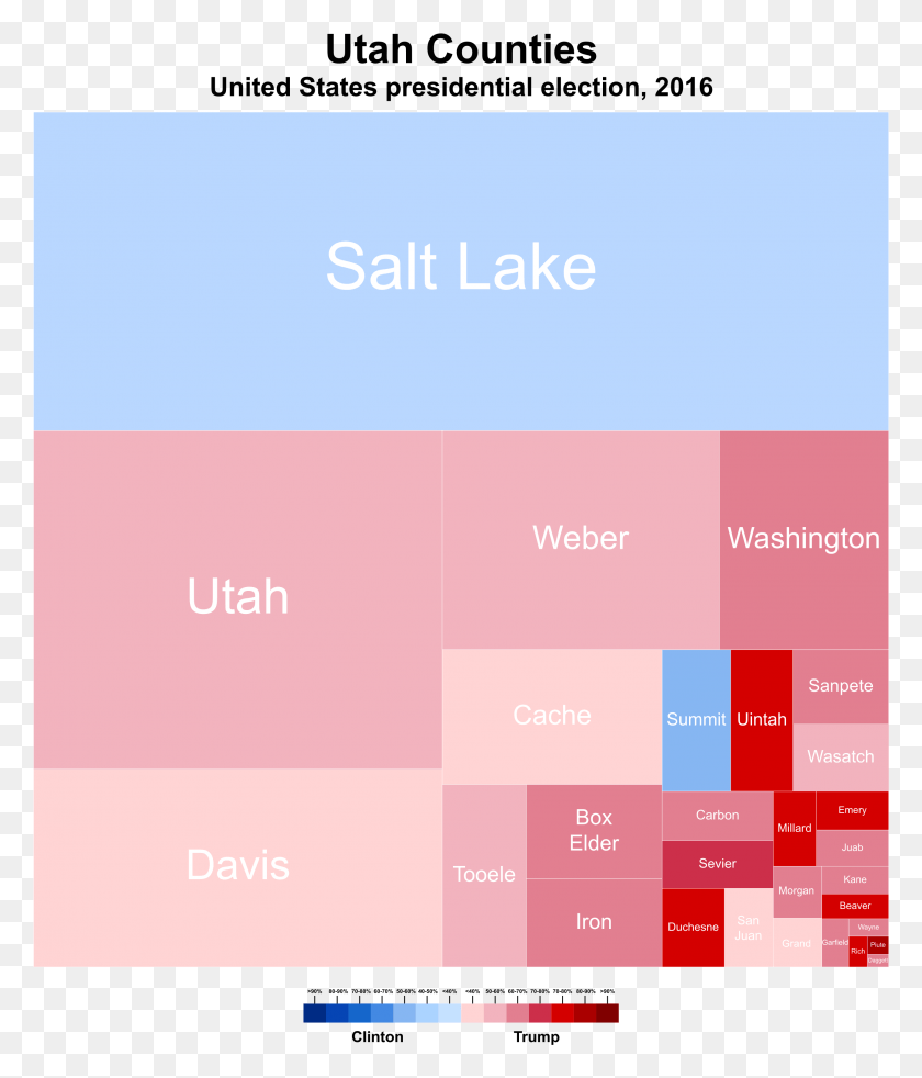 2597x3071 Utah Presidential Election Results 2016 Utah 2016 Election Results, Text, Business Card, Paper HD PNG Download