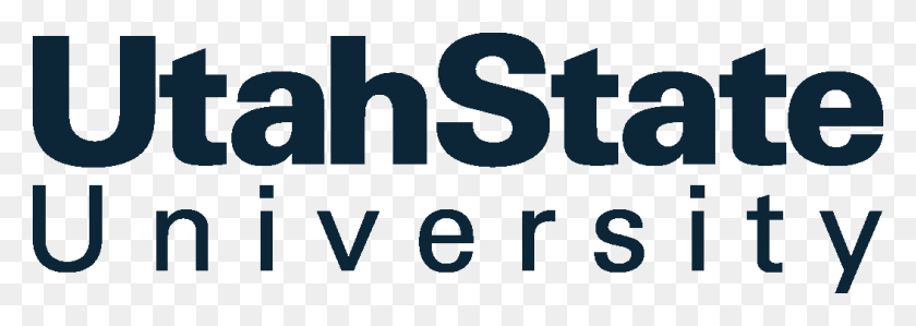 1053x323 Utah State University Logo And Seal Usu Utah State University Logo, Text, Word, Number HD PNG Download