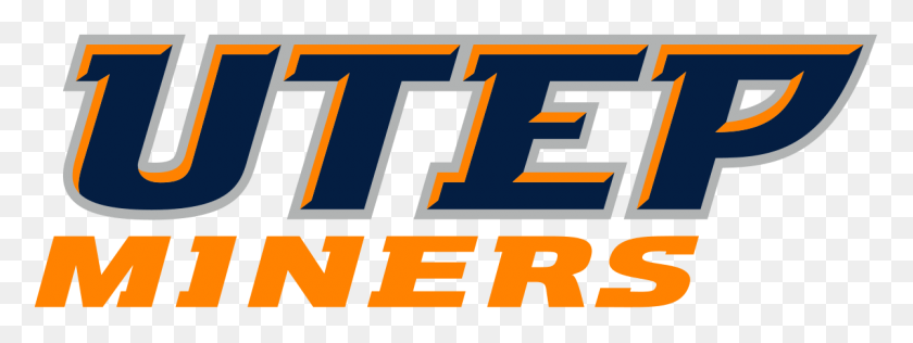 1200x395 Utep Miners Logo, Word, Text, Alphabet HD PNG Download