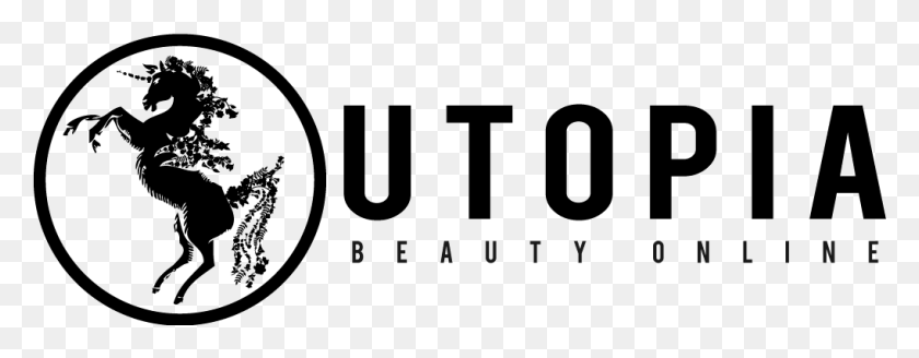 1018x350 Эмблема Utopia Beauty Online, Число, Символ, Текст Hd Png Скачать
