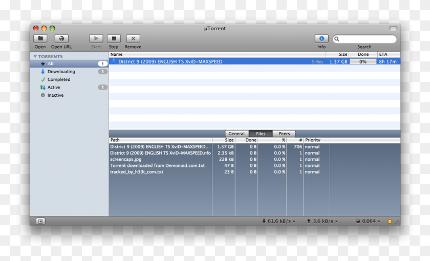 1015x586 Utorrent Files List Utorrent Mac, Text, Electronics, Monitor HD PNG Download
