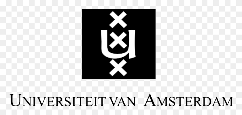 821x357 Uva Gross University Of Amsterdam Logo, Alphabet, Text, Symbol HD PNG Download