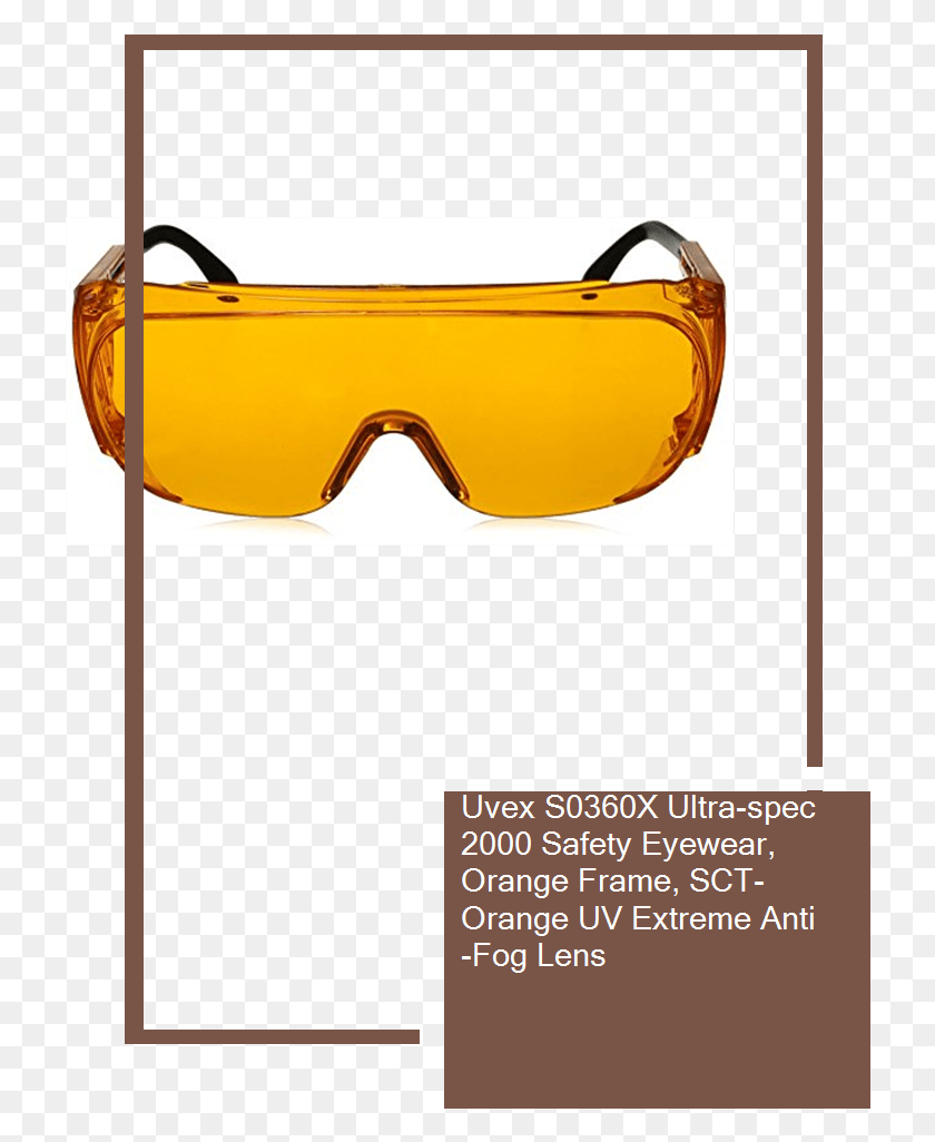 724x966 Descargar Png Uvex S0360X Ultra Spec 2000 Gafas De Seguridad Naranja Gafas De Sol, Gafas, Accesorios, Accesorio Hd Png