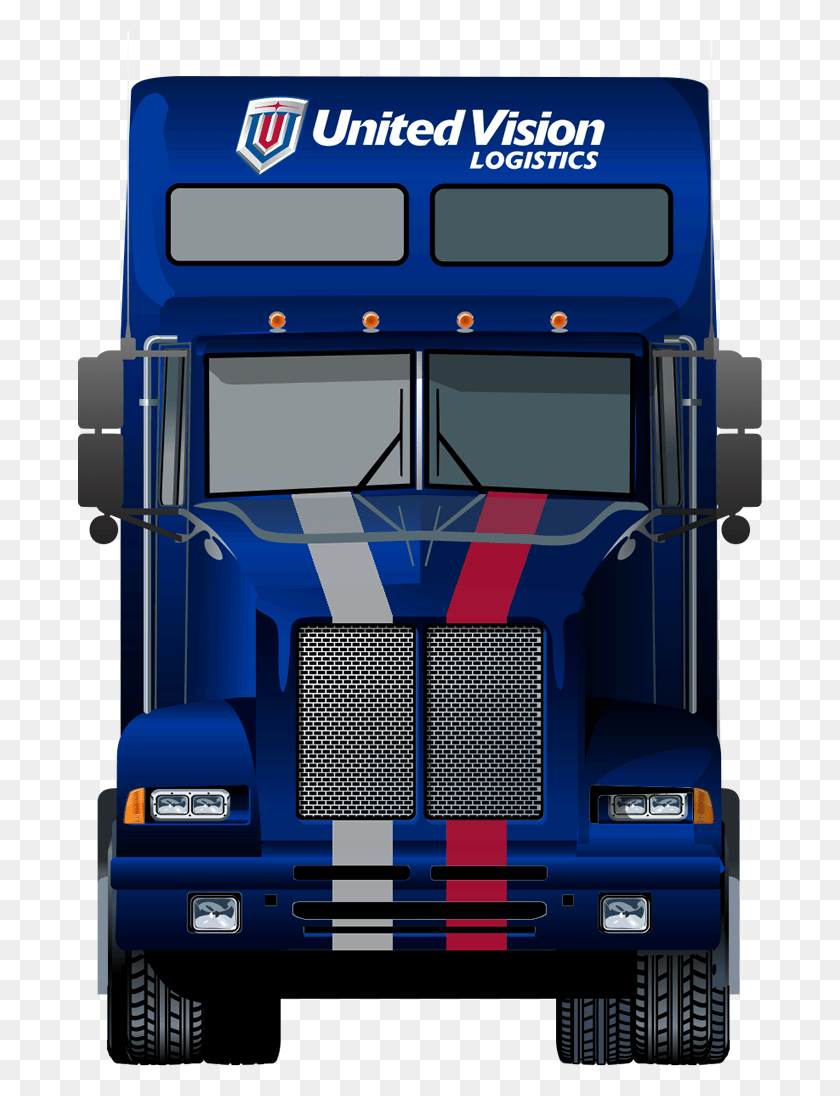 685x1036 Uvl Brand Semi Truck Double Decker Bus, Vehicle, Transportation, Machine HD PNG Download