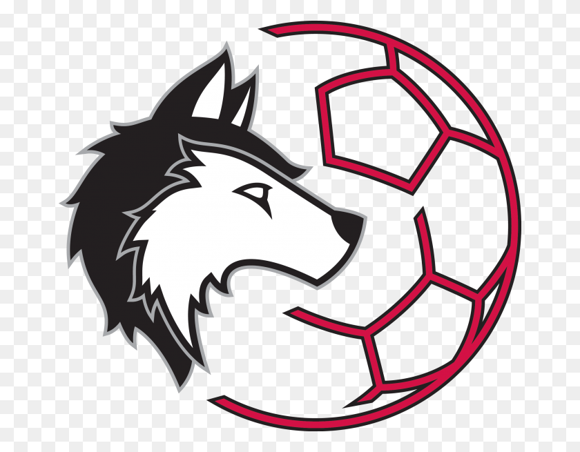 670x595 Uw Marathon County Husky Logo University Of Wisconsin Transparent Background Wolf Logo, Soccer Ball, Ball, Soccer HD PNG Download