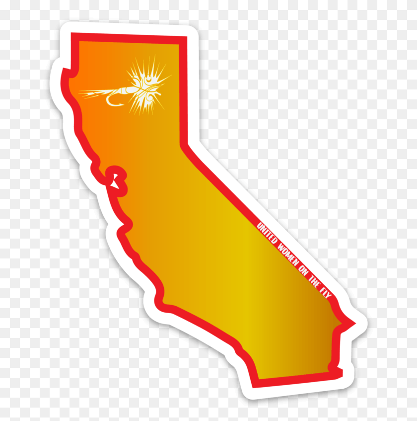 668x787 Uwotf California State Sticker, Label, Text, Ketchup HD PNG Download