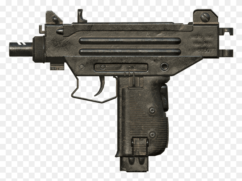 833x608 Descargar Png / Uzi, Pistola, Arma, Armas Hd Png
