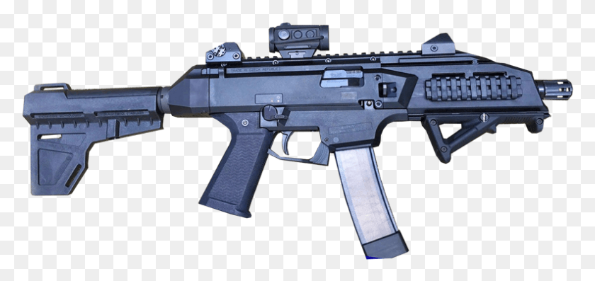 791x342 Uzi 9 Mm 10 Shots Assault Rifle, Gun, Weapon, Weaponry HD PNG Download