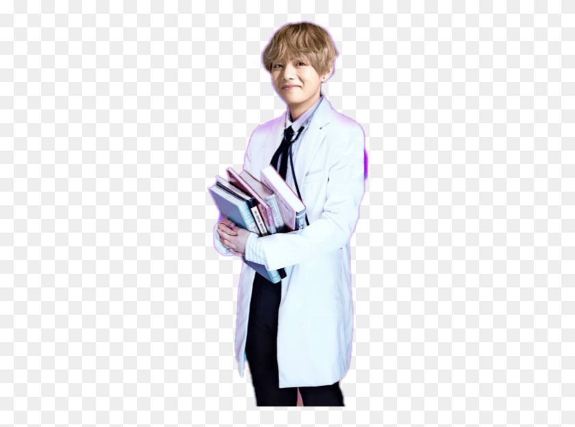 236x564 V Doctor Tae Taehyung Medico Jin Bts, Clothing, Apparel, Lab Coat HD PNG Download