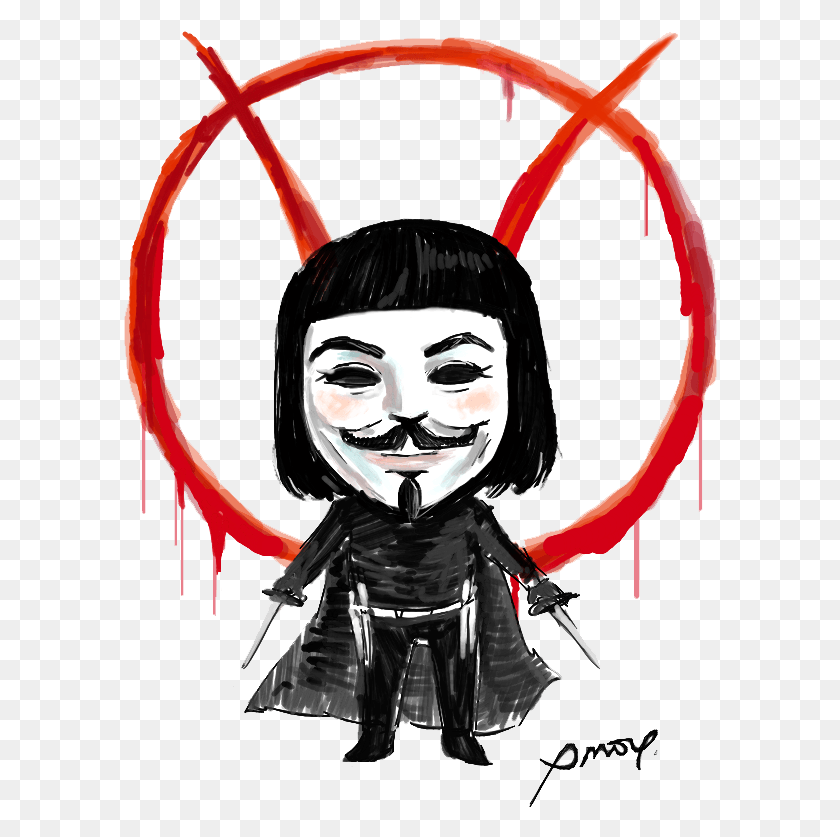 594x777 V For Vendetta Transparent V Pour Vendetta, Person, Human, Face HD PNG Download