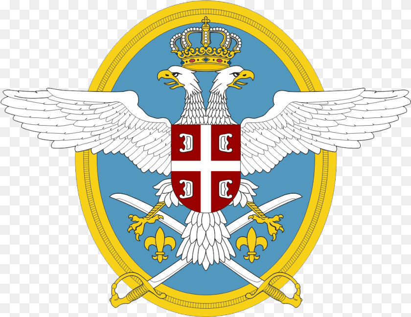 V I Pvo Vs Serbian Armed Forces Logo, Emblem, Symbol, Badge, Animal Transparent PNG