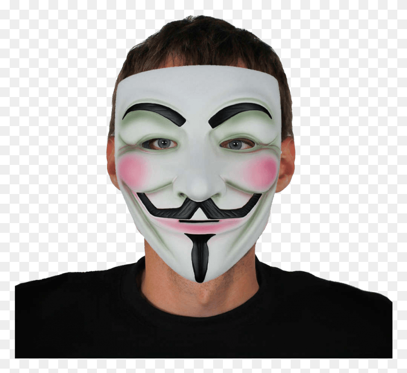 1001x911 V Pour Vendetta Masque, Head, Person, Human HD PNG Download
