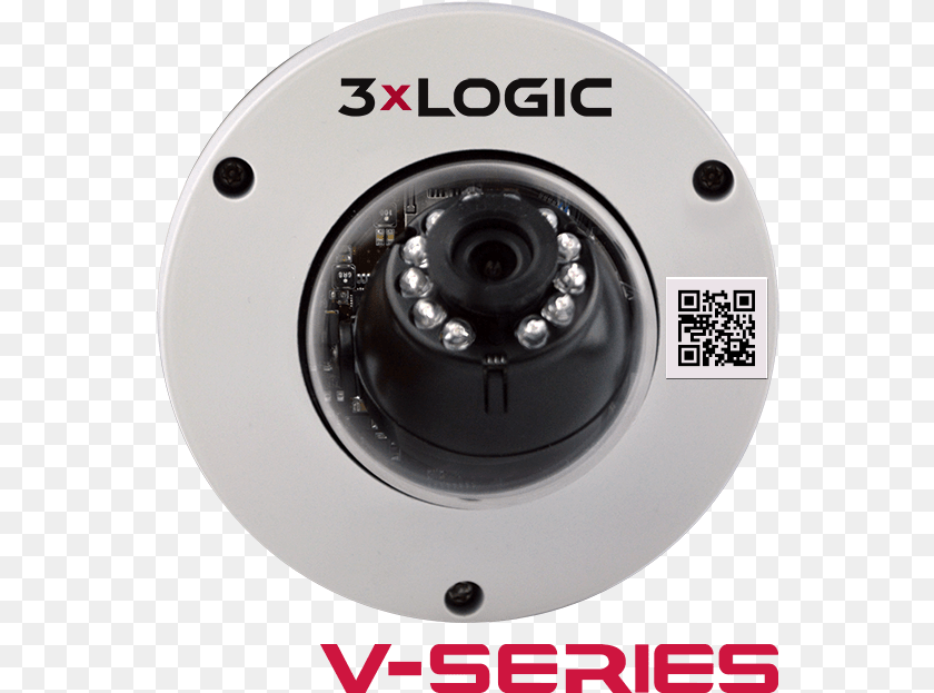 V Series 2mp Exterior Dome Camera Disc Brake, Qr Code, Electronics Sticker PNG