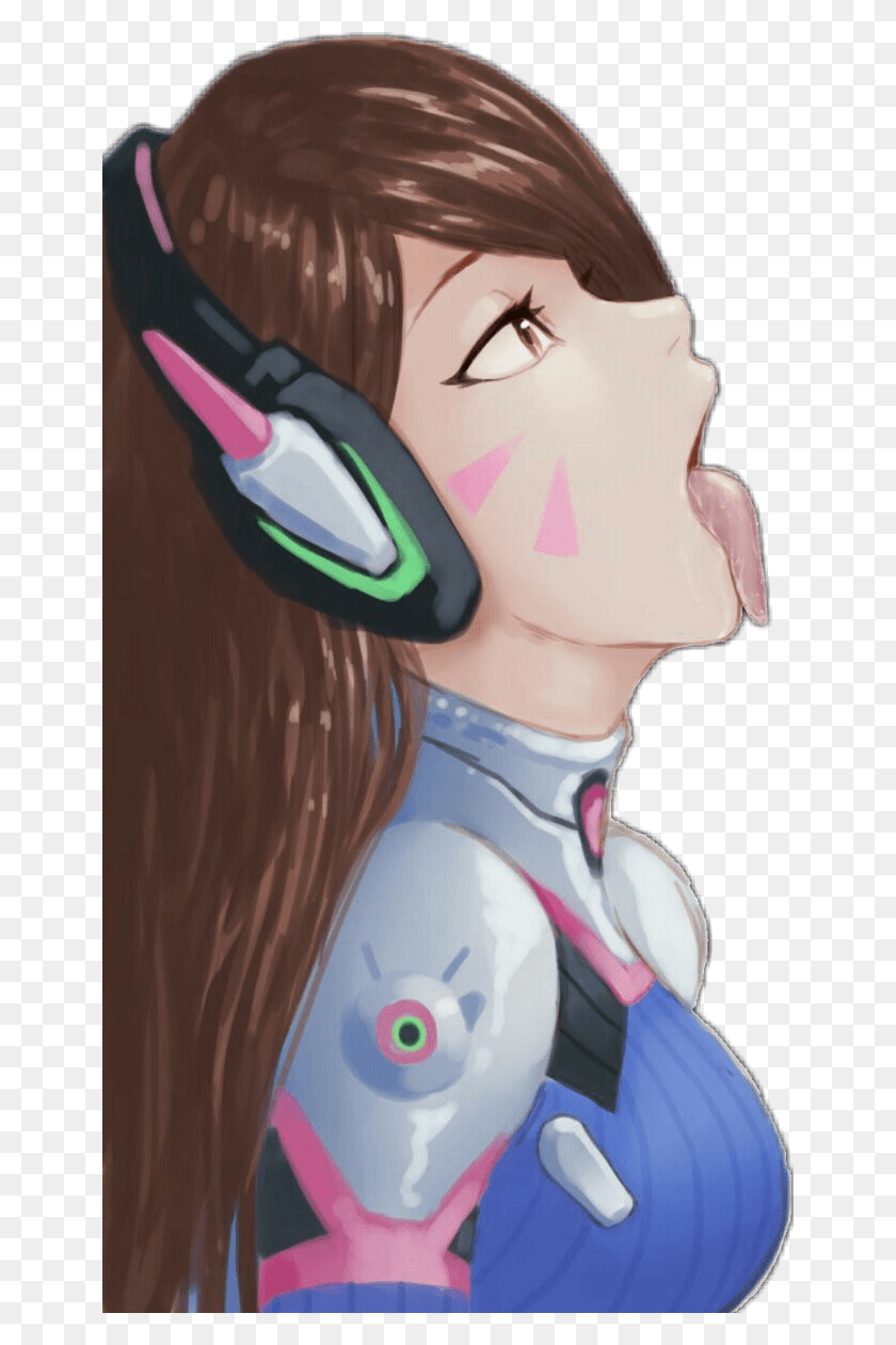 648x1200 Va Overwatch Lickingdva Licking Aesthetic Girl D Va Aesthetic, Doll, Toy HD PNG Download