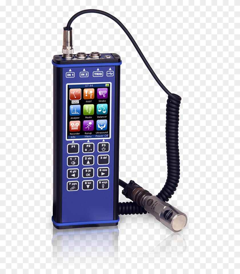 542x898 Descargar Png Analizador De Vibración Va3 Pro, Vibración, Teléfono, Teléfono, Electrónica Hd Png