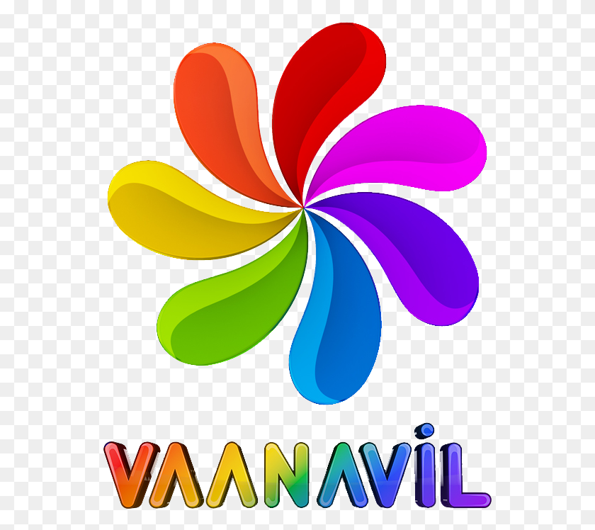 549x688 Descargar Png / Logotipo De Canal De Televisión Vaanavil, Gráficos, Diseño Floral Hd Png