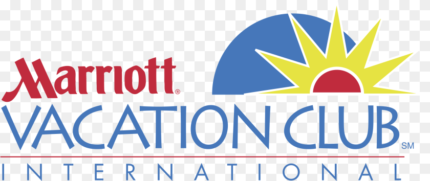 2191x923 Vacation Club International Logo Marriott Hotel Transparent PNG