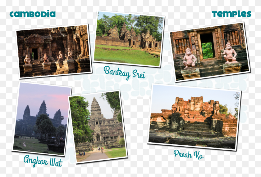 1168x766 Vacation Highlights Cambodia Angkor Wat, Collage, Poster, Advertisement HD PNG Download