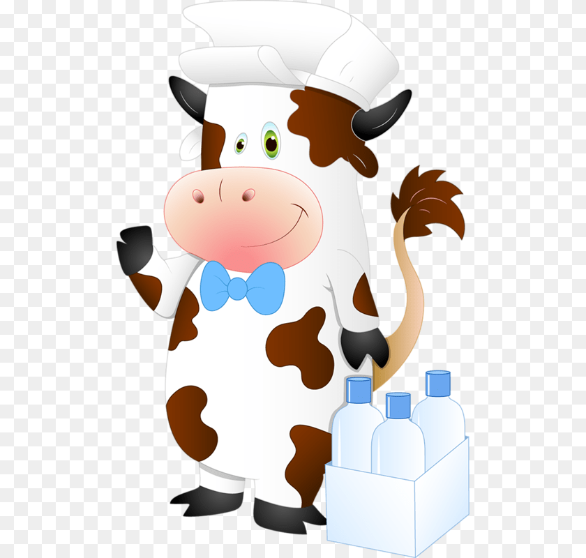 506x800 Vache Cow Colour Cow Clipart Cow Illustration Cartoon Gambar Kartun Sapi Perah, Animal, Mammal, Livestock, Cattle Sticker PNG