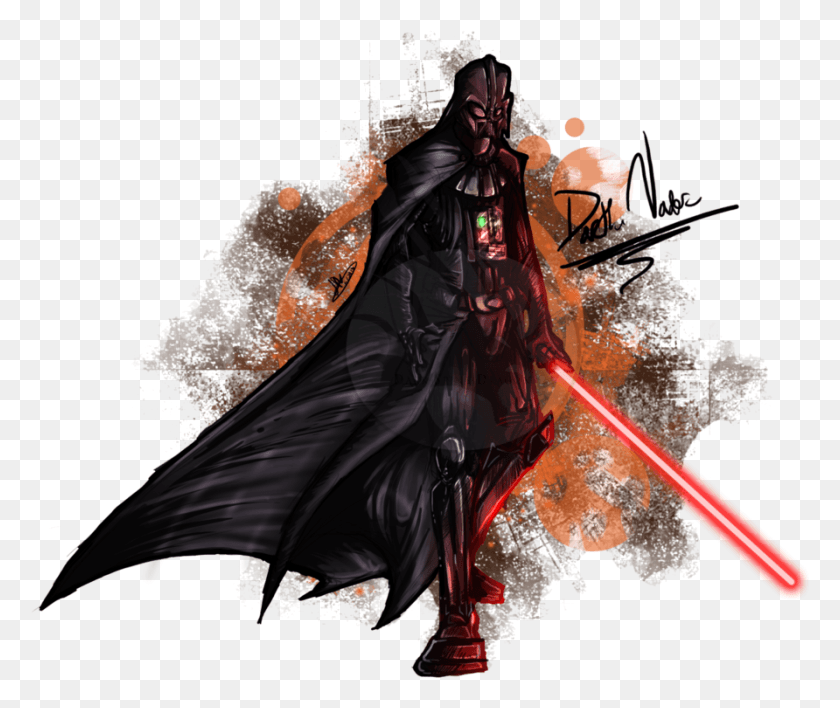 892x742 Vader Drawing Epic Image Royalty Free, Clothing, Apparel, Person HD PNG Download