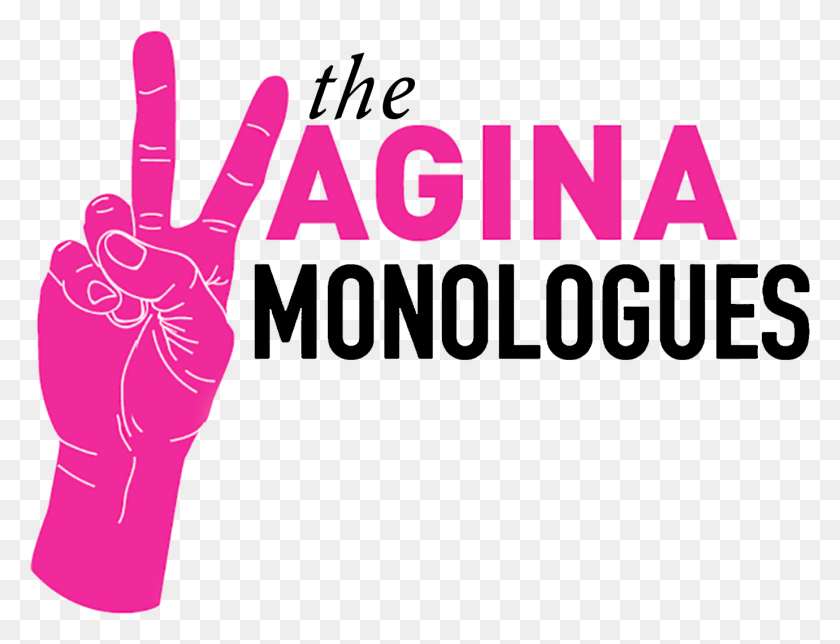 1380x1034 Vagina Monologue Peace Sign Black Text No Background Vagina Monologues Logo, Hand, Fist, Ice HD PNG Download