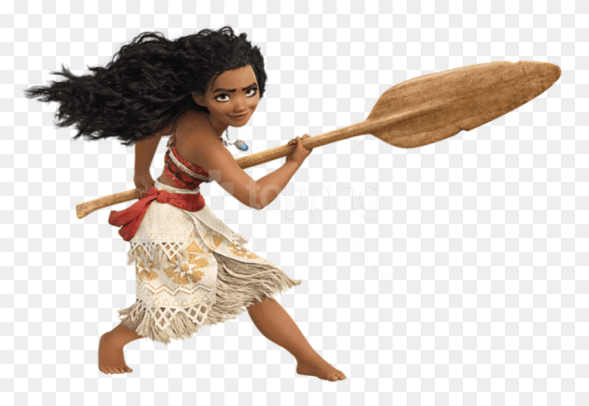 850x567 Vaiana, Oars, Person, Human HD PNG Download