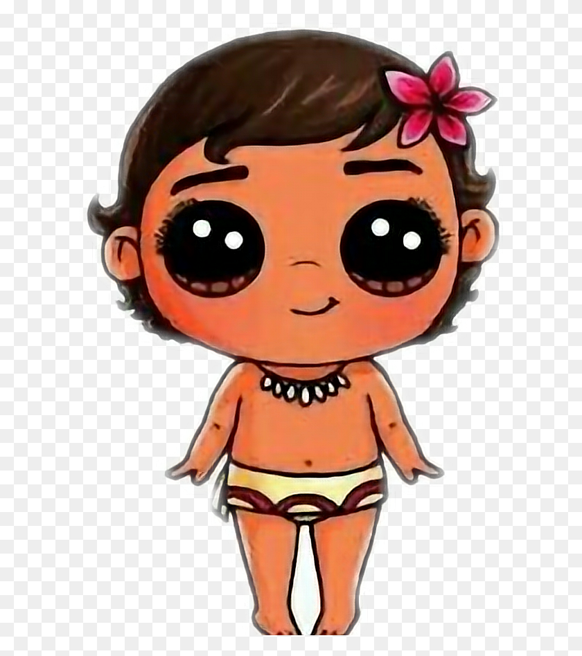 612x888 Descargar Png Vaianamoana Sticker Baby Moana, Cupido, Persona, Human Hd Png