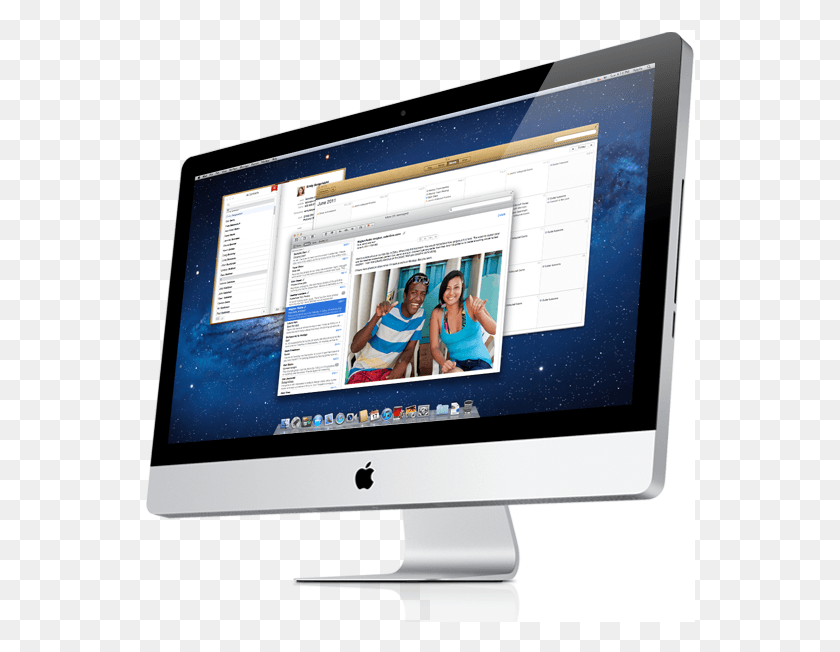 550x592 Vail Colorado Computer Support Repair And Sales Switch On Apple Computer, Person, Human, Monitor HD PNG Download
