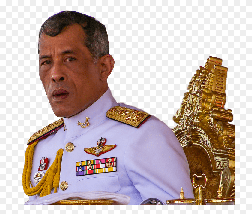 727x652 Vajiralongkorn Thailand King King Rama 10 Tattoo, Person, Human, Military Uniform HD PNG Download