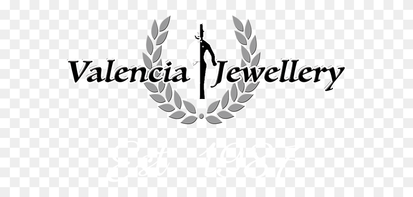 571x340 Valencia Jewellery Est Laurel Wreath, Symbol, Logo, Trademark HD PNG Download