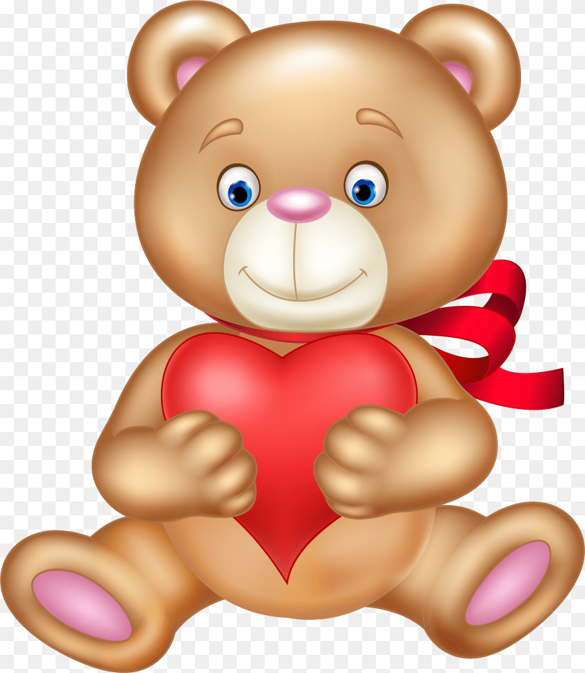 5139x5908 Valentine Teddy With Heart Transparent I Beautiful Happy Teddy Day, Cucumber, Food, Plant, Produce Clipart PNG