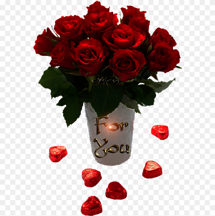 586x842 Valentines Day Flower Gif, Flower Arrangement, Flower Bouquet, Plant, Rose Clipart PNG